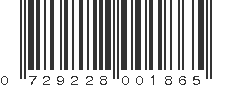 UPC 729228001865