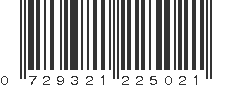 UPC 729321225021