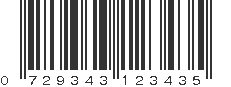 UPC 729343123435