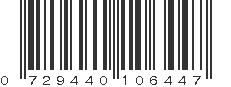 UPC 729440106447