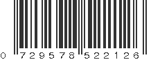 UPC 729578522126