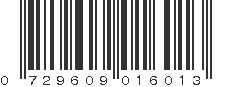 UPC 729609016013