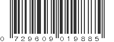 UPC 729609019885