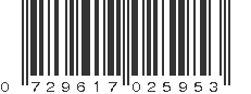 UPC 729617025953