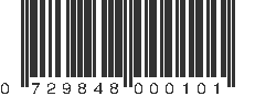 UPC 729848000101