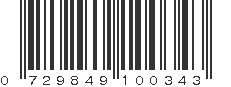 UPC 729849100343