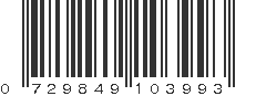 UPC 729849103993