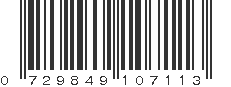 UPC 729849107113