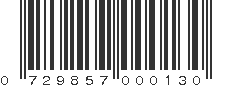 UPC 729857000130