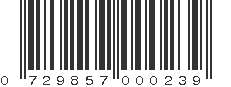 UPC 729857000239