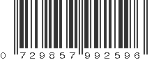 UPC 729857992596