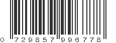 UPC 729857996778