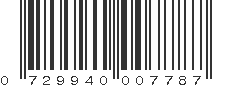 UPC 729940007787