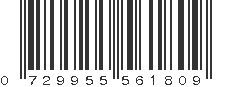 UPC 729955561809