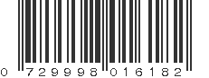 UPC 729998016182
