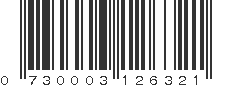 UPC 730003126321