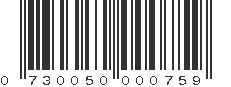 UPC 730050000759