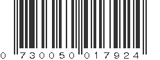 UPC 730050017924