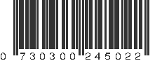 UPC 730300245022