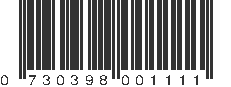 UPC 730398001111