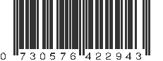 UPC 730576422943