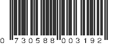 UPC 730588003192