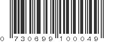 UPC 730699100049