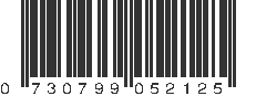 UPC 730799052125