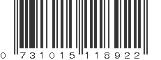 UPC 731015118922