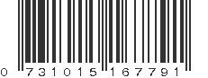 UPC 731015167791