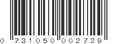 UPC 731050002729