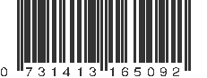 UPC 731413165092