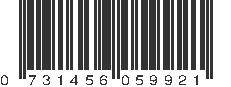 UPC 731456059921