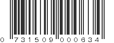 UPC 731509000634