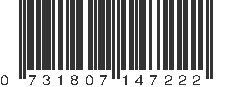 UPC 731807147222