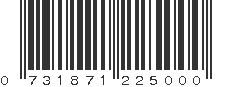 UPC 731871225000