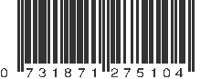 UPC 731871275104