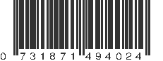 UPC 731871494024