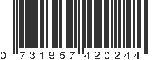 UPC 731957420244