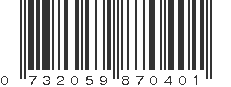 UPC 732059870401