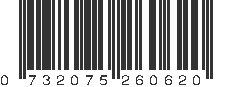 UPC 732075260620