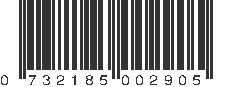 UPC 732185002905