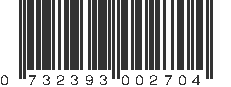 UPC 732393002704