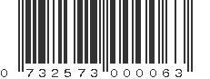 UPC 732573000063