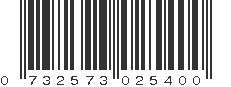 UPC 732573025400