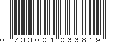 UPC 733004366819