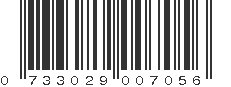 UPC 733029007056