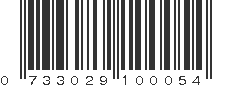 UPC 733029100054