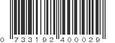 UPC 733192400029