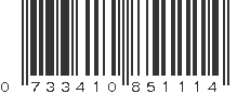 UPC 733410851114